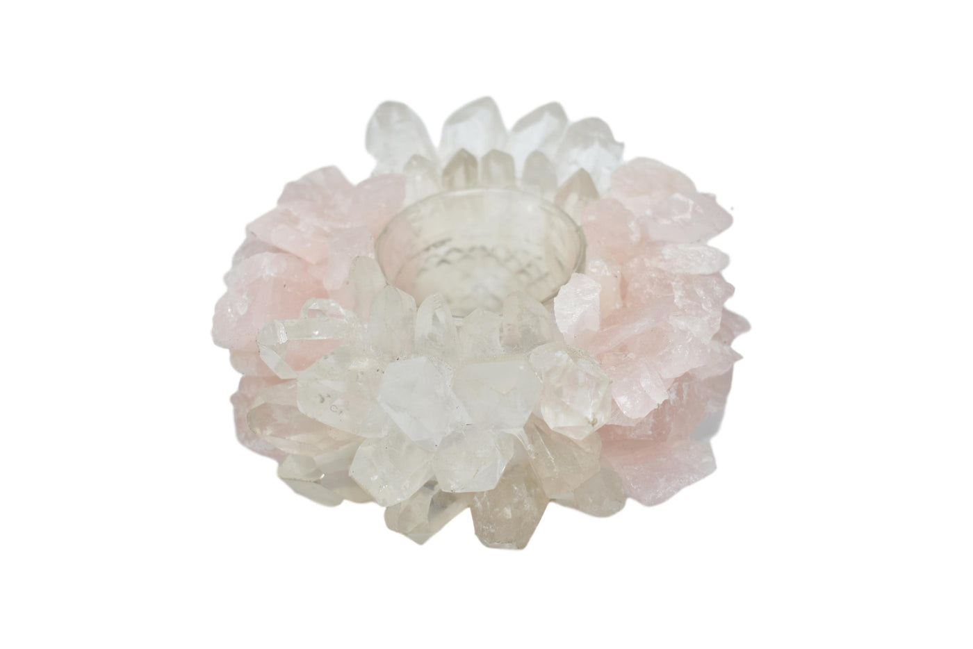 Rose Quartz Votive Holder