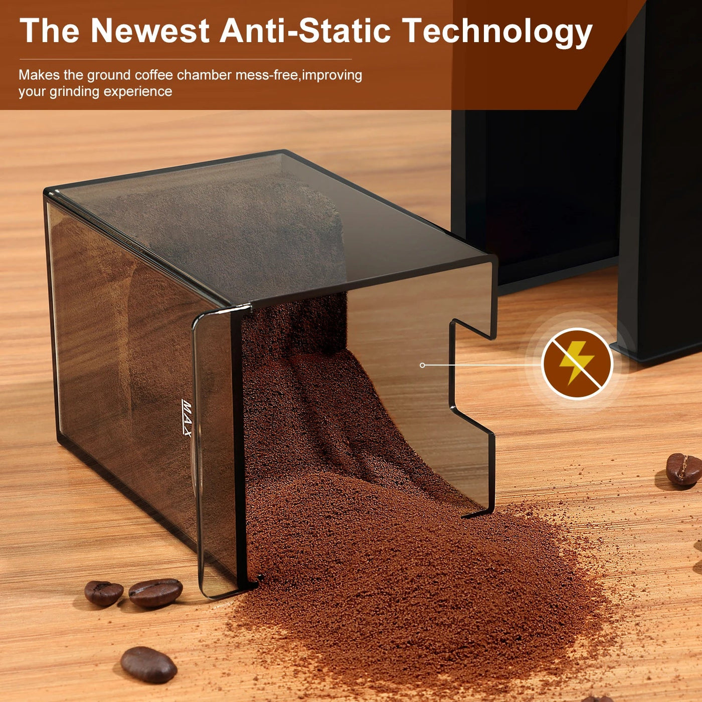 Burr Grinder, Electric, 28 Settings