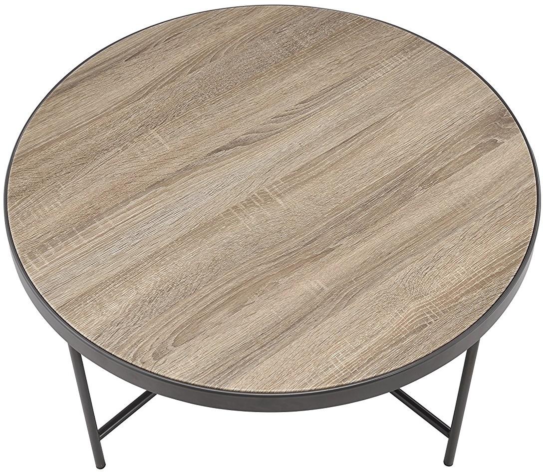 Weathered Oak Coffee Table, 82cm Square
