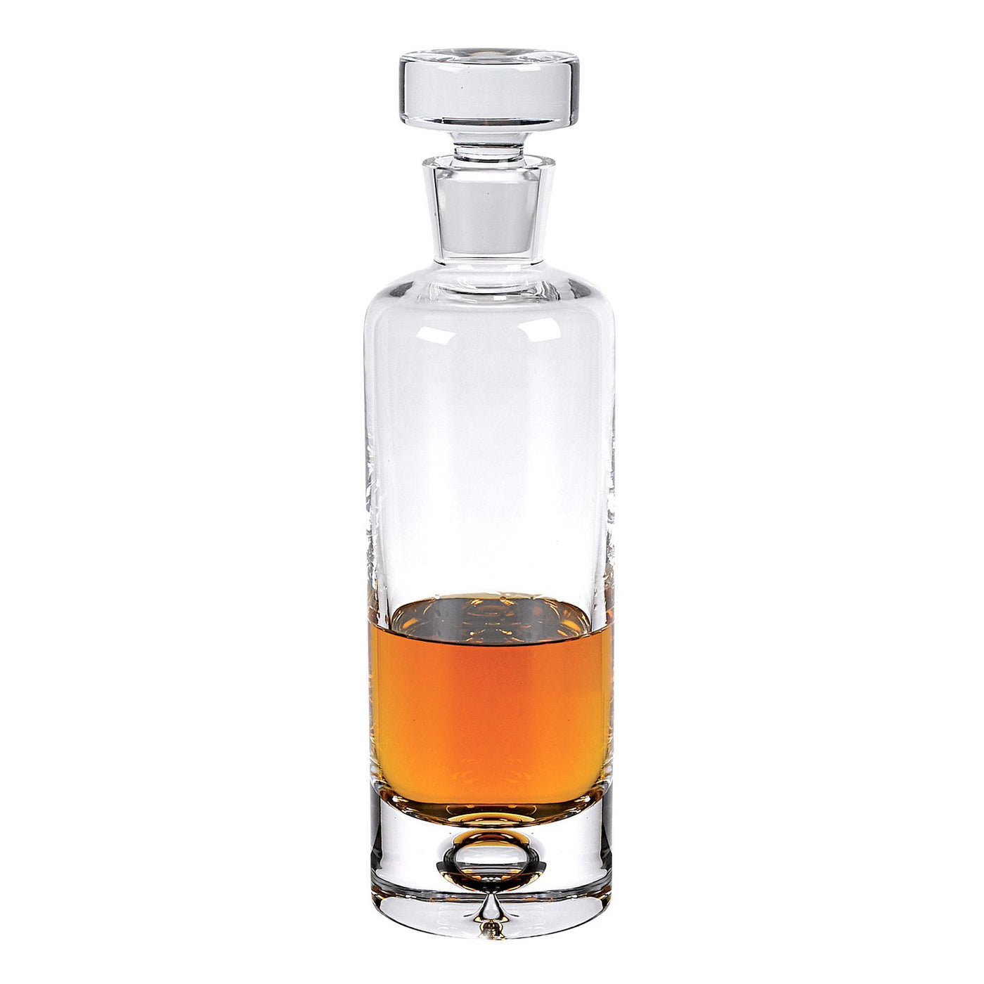 Crystal Decanter, Round, Mouth Blown