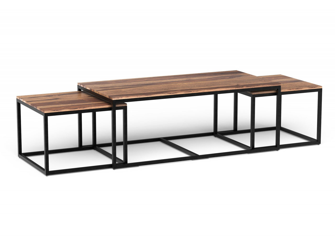 Nesting Coffee and End Tables, Set of Three