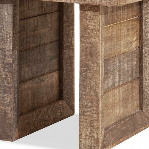 Butcher Block Side Table, Solid Wood