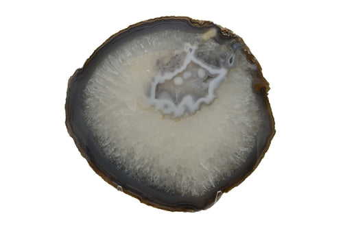 Agate Platter, Natural Trim