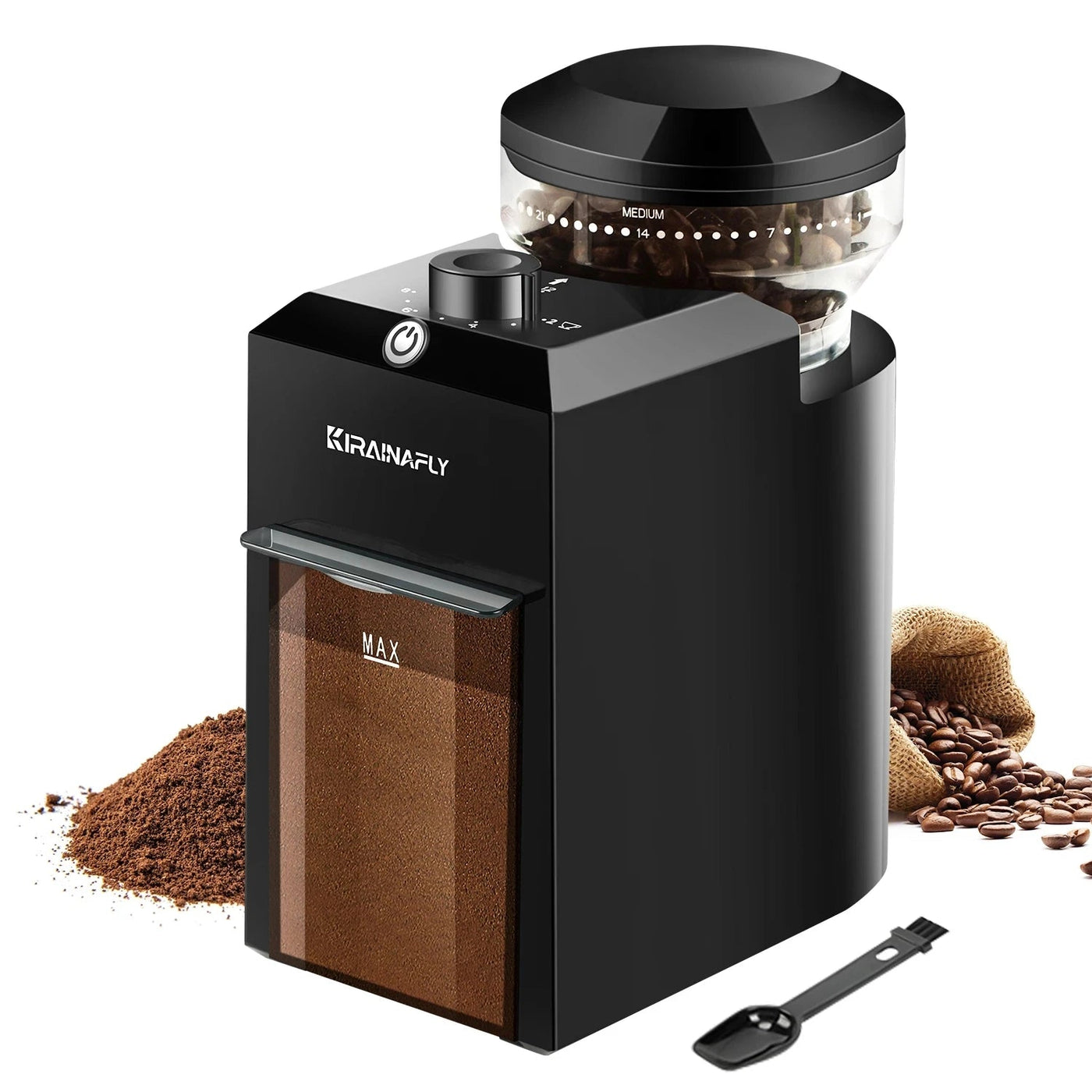 Burr Grinder, Electric, 28 Settings