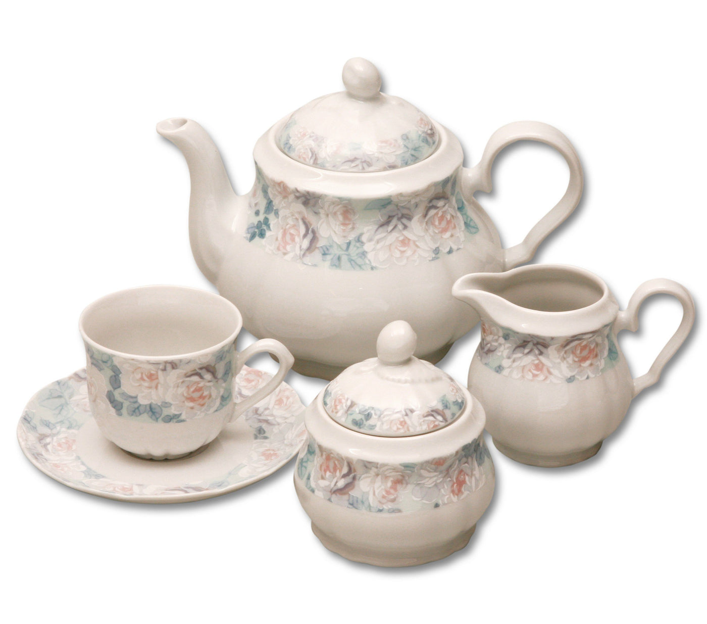 Rose Tea Service, Flower