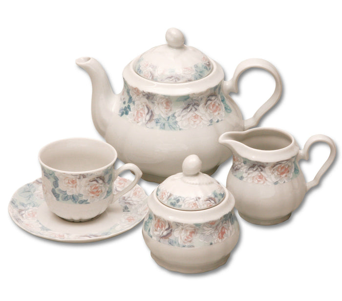 Rose Tea Service, Flower