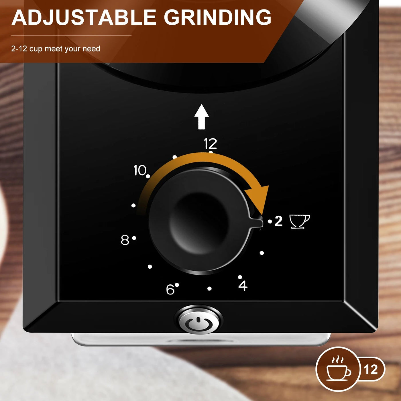 Burr Grinder, Electric, 28 Settings