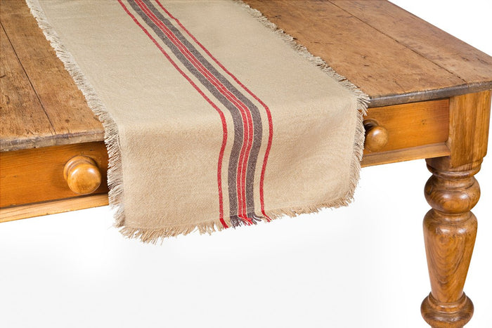 Linen Stripe Table Runner