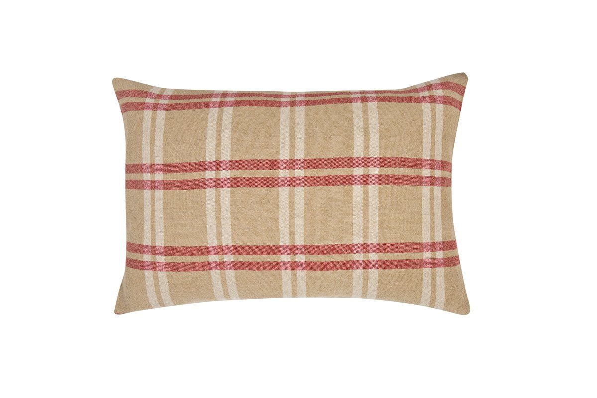 Linen Check Placemats, Set of 4