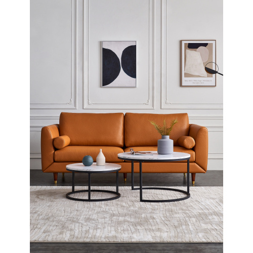 Marble-Top Nesting Coffee Table