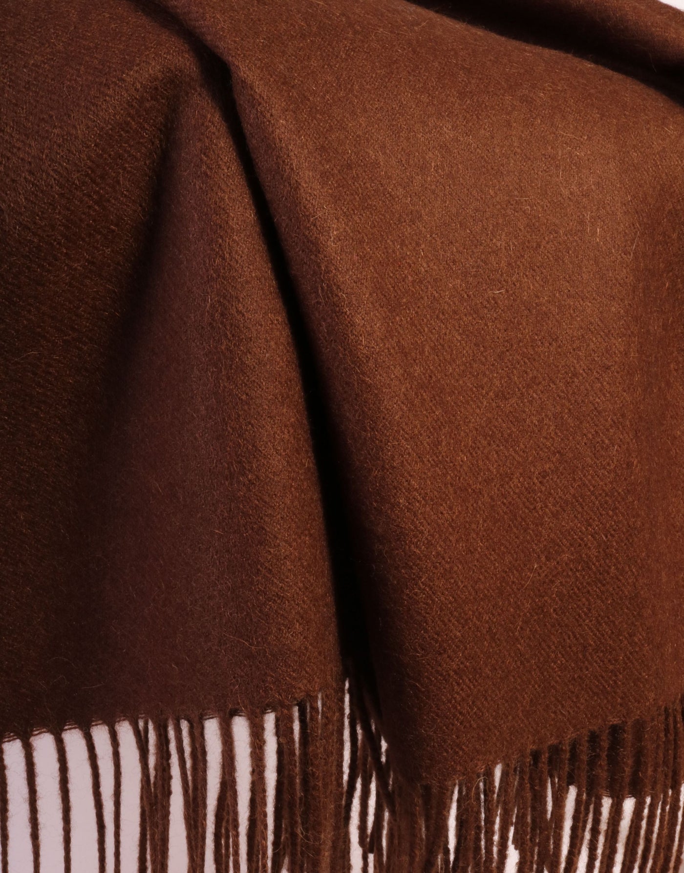 Alpaca Throw, Dark Brown